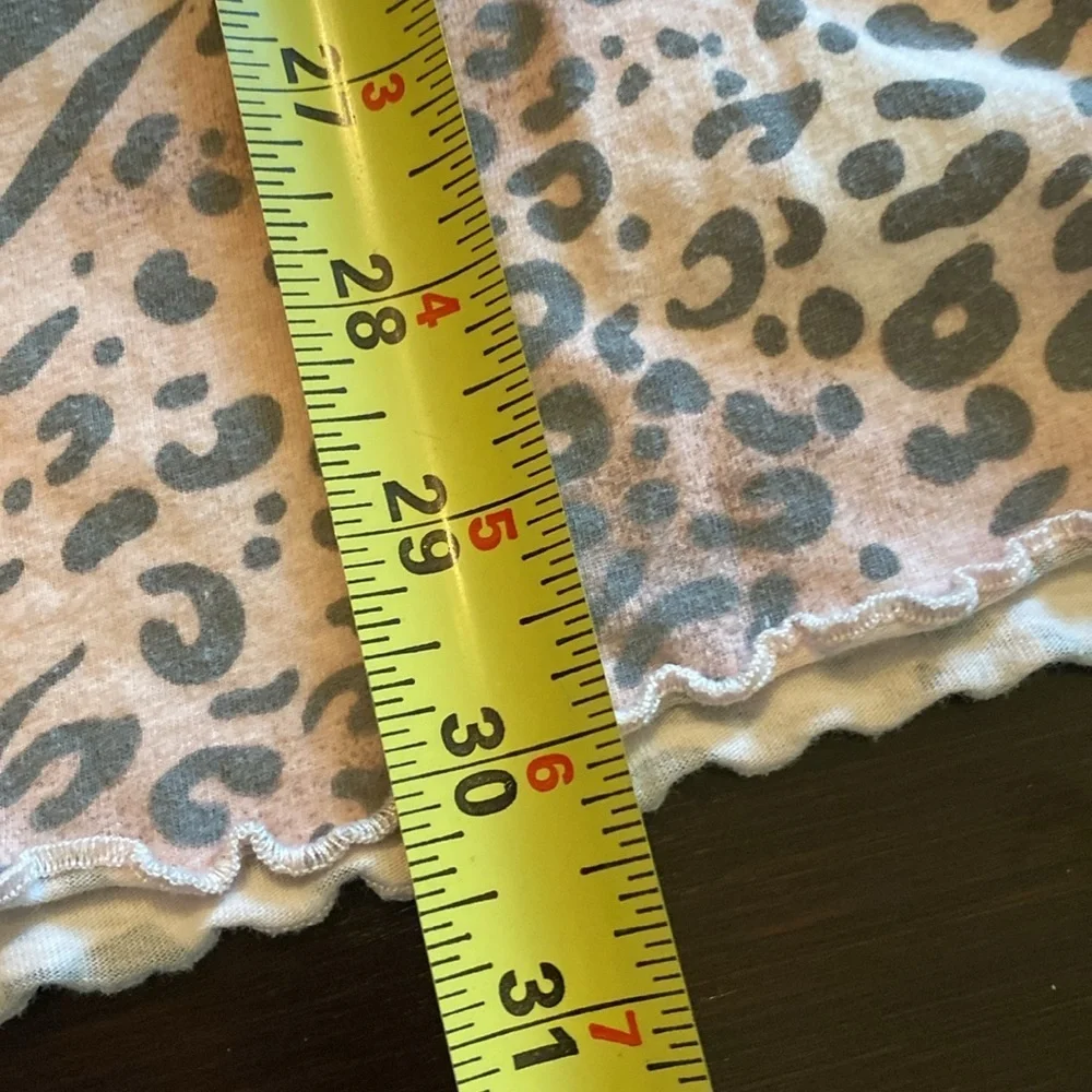 Victoria's Secret Pink and Gray Leopard Print nightgown. Size M. 100% cotton.